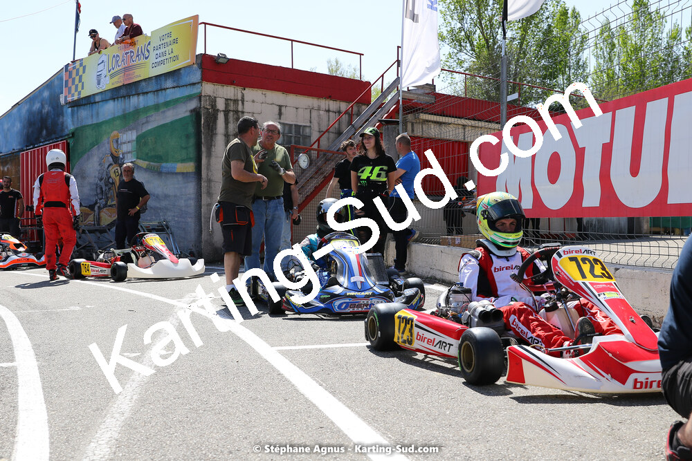 16 & 17/04/2022 : 3ème manche du Championnat du Sud 2022 au circuit d’Aigues-Vives (photos Stéphane Agnus) 2022 — karting