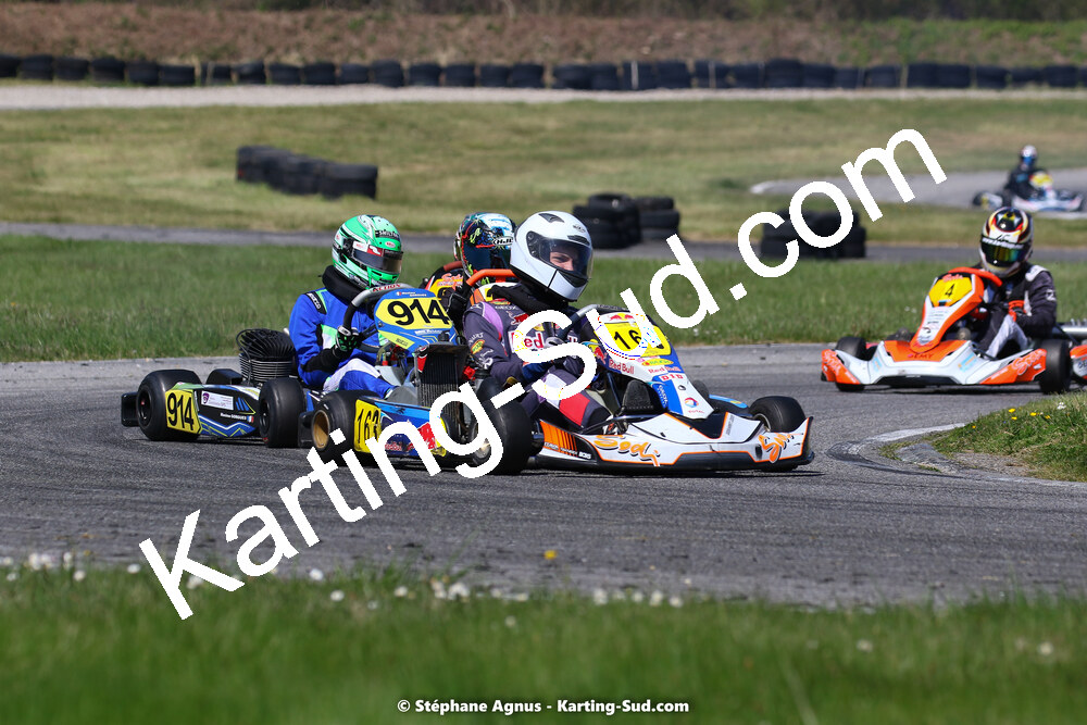 16 & 17/04/2022 : 3ème manche du Championnat du Sud 2022 au circuit d’Aigues-Vives (photos Stéphane Agnus) 2022 — karting