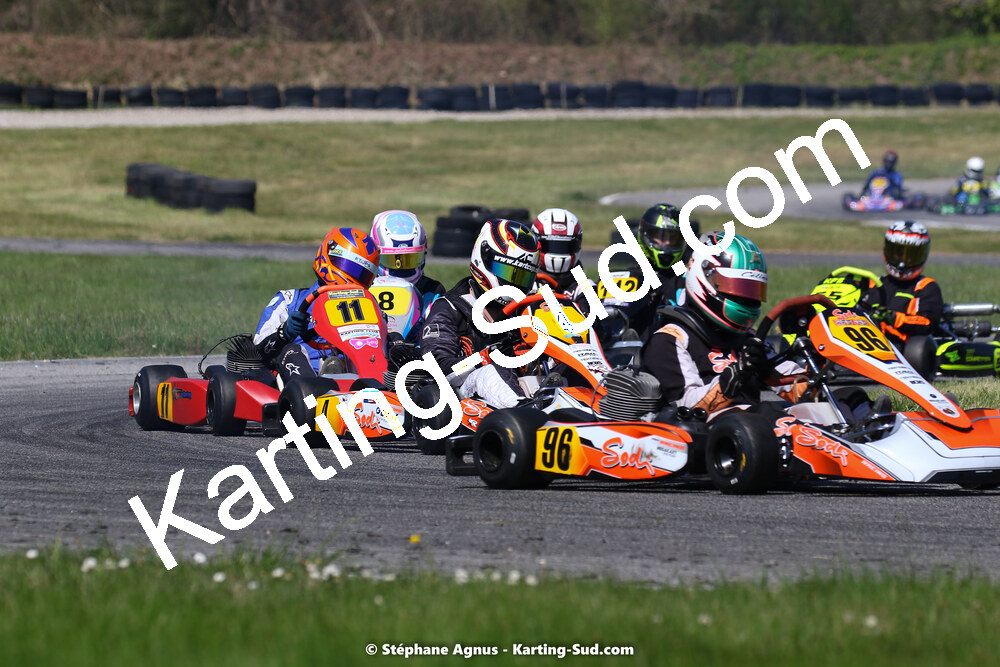 16 & 17/04/2022 : 3ème manche du Championnat du Sud 2022 au circuit d’Aigues-Vives (photos Stéphane Agnus) 2022 — karting
