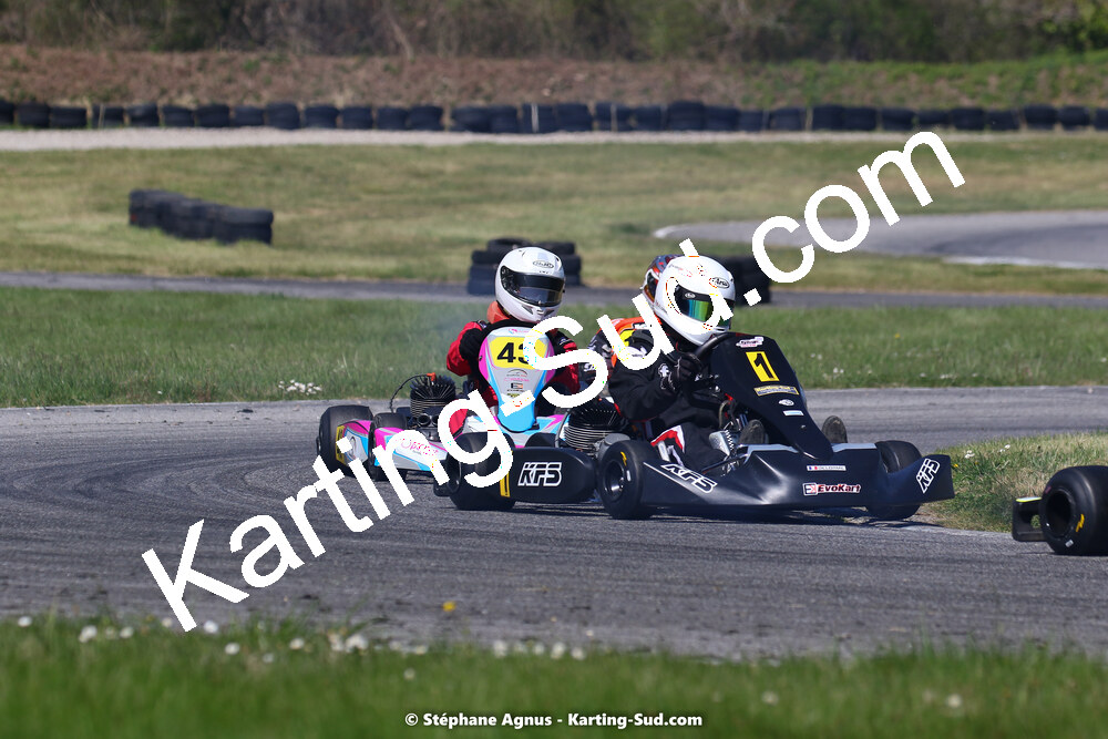 16 & 17/04/2022 : 3ème manche du Championnat du Sud 2022 au circuit d’Aigues-Vives (photos Stéphane Agnus) 2022 — karting