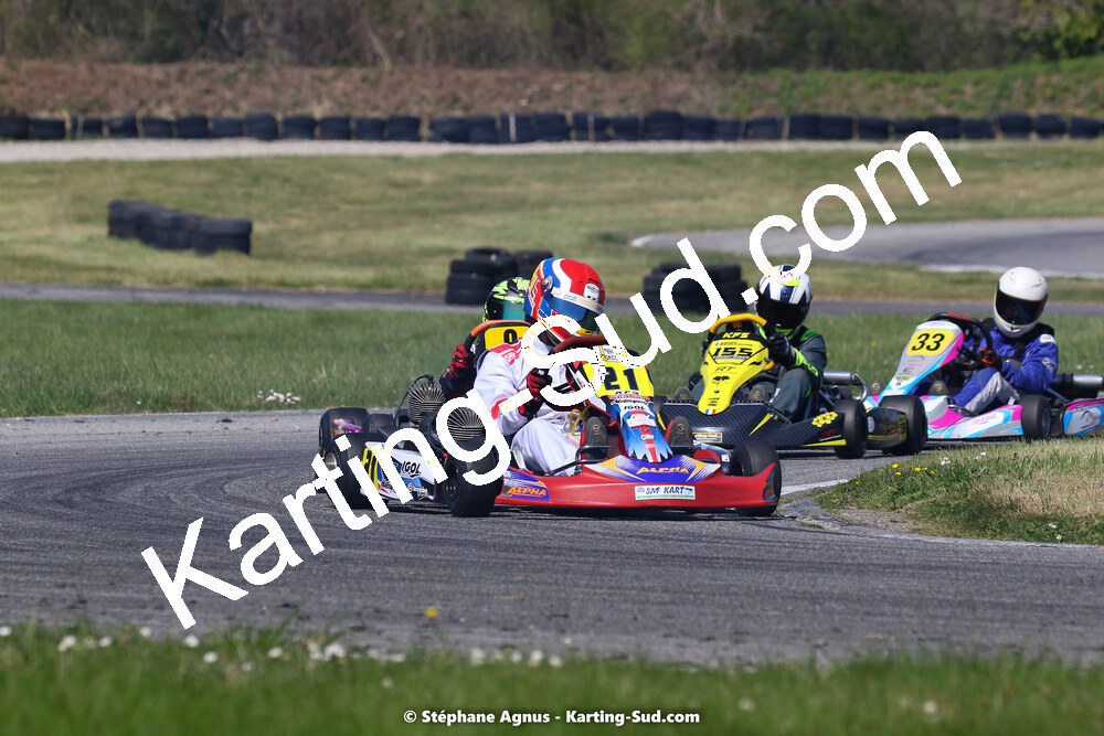16 & 17/04/2022 : 3ème manche du Championnat du Sud 2022 au circuit d’Aigues-Vives (photos Stéphane Agnus) 2022 — karting