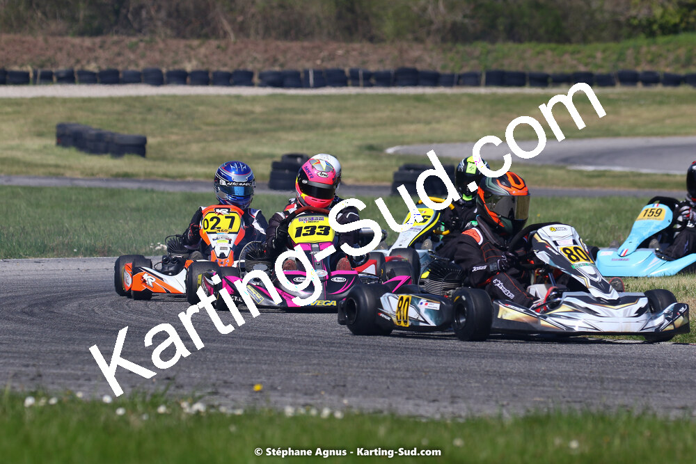 16 & 17/04/2022 : 3ème manche du Championnat du Sud 2022 au circuit d’Aigues-Vives (photos Stéphane Agnus) 2022 — karting