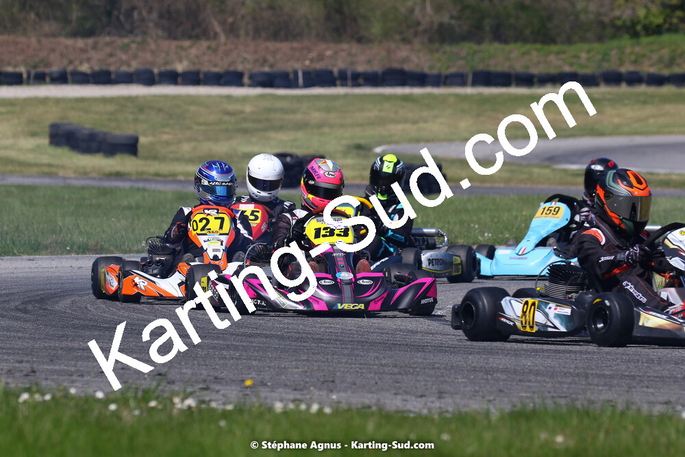 16 & 17/04/2022 : 3ème manche du Championnat du Sud 2022 au circuit d’Aigues-Vives (photos Stéphane Agnus) 2022 — karting