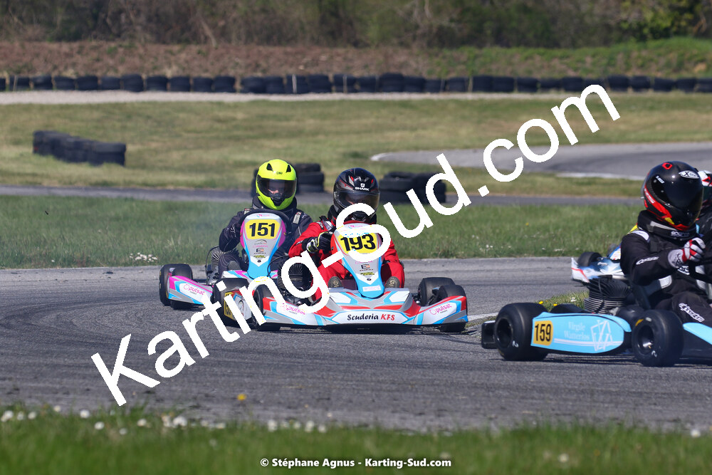 16 & 17/04/2022 : 3ème manche du Championnat du Sud 2022 au circuit d’Aigues-Vives (photos Stéphane Agnus) 2022 — karting