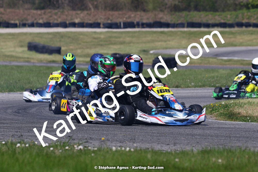 16 & 17/04/2022 : 3ème manche du Championnat du Sud 2022 au circuit d’Aigues-Vives (photos Stéphane Agnus) 2022 — karting