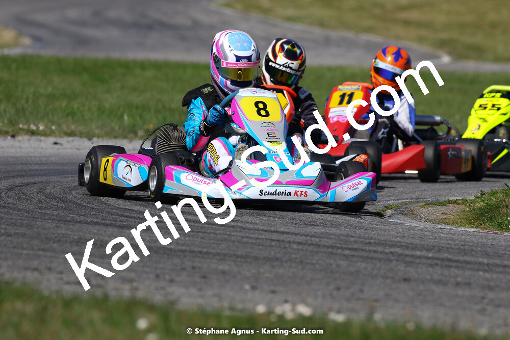 16 & 17/04/2022 : 3ème manche du Championnat du Sud 2022 au circuit d’Aigues-Vives (photos Stéphane Agnus) 2022 — karting