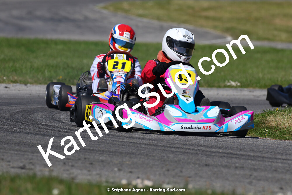 16 & 17/04/2022 : 3ème manche du Championnat du Sud 2022 au circuit d’Aigues-Vives (photos Stéphane Agnus) 2022 — karting