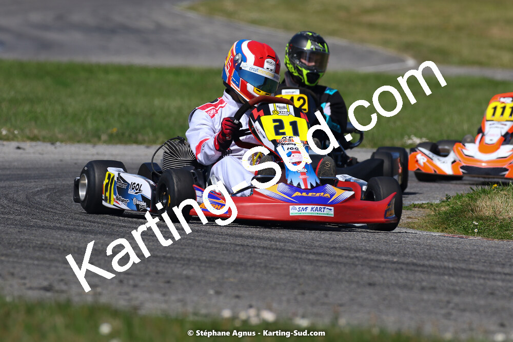 16 & 17/04/2022 : 3ème manche du Championnat du Sud 2022 au circuit d’Aigues-Vives (photos Stéphane Agnus) 2022 — karting