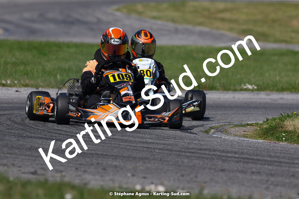 16 & 17/04/2022 : 3ème manche du Championnat du Sud 2022 au circuit d’Aigues-Vives (photos Stéphane Agnus) 2022 — karting