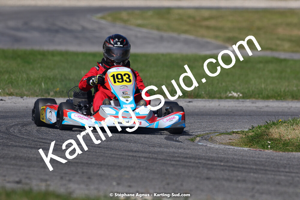 16 & 17/04/2022 : 3ème manche du Championnat du Sud 2022 au circuit d’Aigues-Vives (photos Stéphane Agnus) 2022 — karting