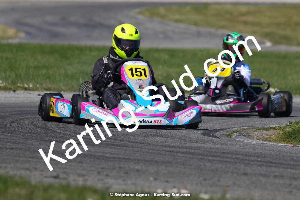 16 & 17/04/2022 : 3ème manche du Championnat du Sud 2022 au circuit d’Aigues-Vives (photos Stéphane Agnus) 2022 — karting