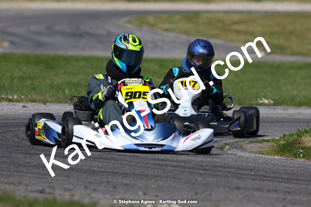 16 & 17/04/2022 : 3ème manche du Championnat du Sud 2022 au circuit d’Aigues-Vives (photos Stéphane Agnus) 2022 — karting