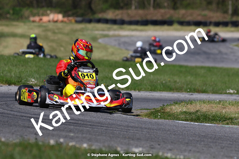 16 & 17/04/2022 : 3ème manche du Championnat du Sud 2022 au circuit d’Aigues-Vives (photos Stéphane Agnus) 2022 — karting
