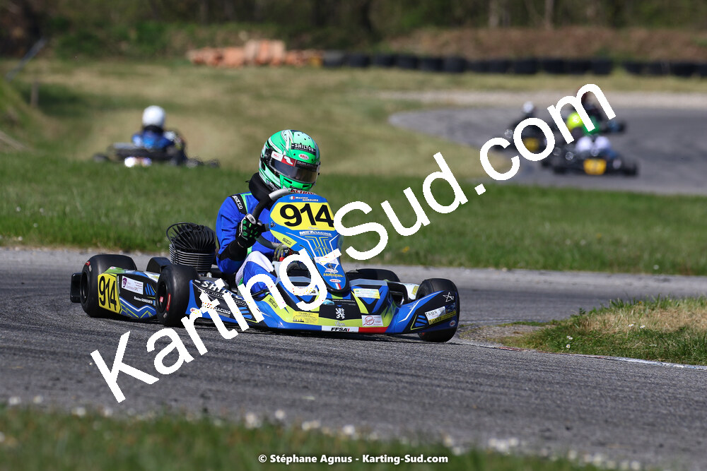 16 & 17/04/2022 : 3ème manche du Championnat du Sud 2022 au circuit d’Aigues-Vives (photos Stéphane Agnus) 2022 — karting