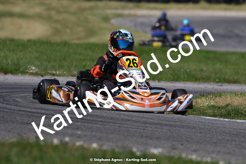16 & 17/04/2022 : 3ème manche du Championnat du Sud 2022 au circuit d’Aigues-Vives (photos Stéphane Agnus) 2022 — karting