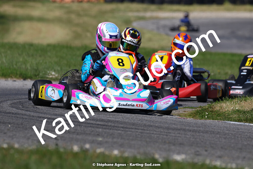 16 & 17/04/2022 : 3ème manche du Championnat du Sud 2022 au circuit d’Aigues-Vives (photos Stéphane Agnus) 2022 — karting