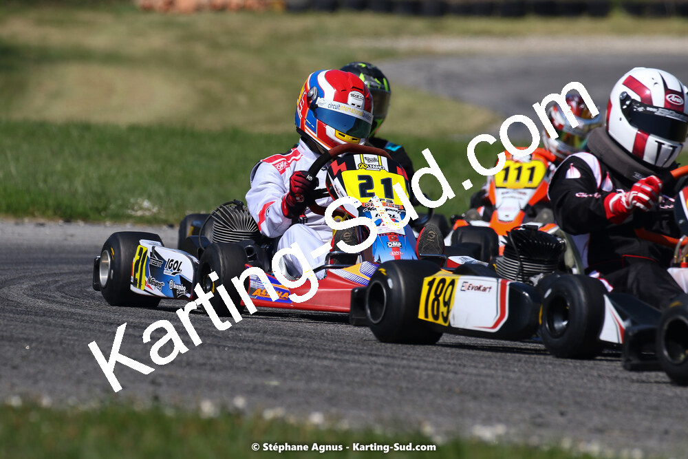 16 & 17/04/2022 : 3ème manche du Championnat du Sud 2022 au circuit d’Aigues-Vives (photos Stéphane Agnus) 2022 — karting