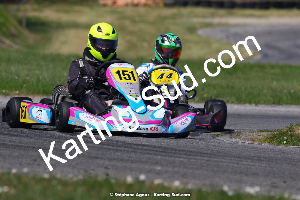 16 & 17/04/2022 : 3ème manche du Championnat du Sud 2022 au circuit d’Aigues-Vives (photos Stéphane Agnus) 2022 — karting