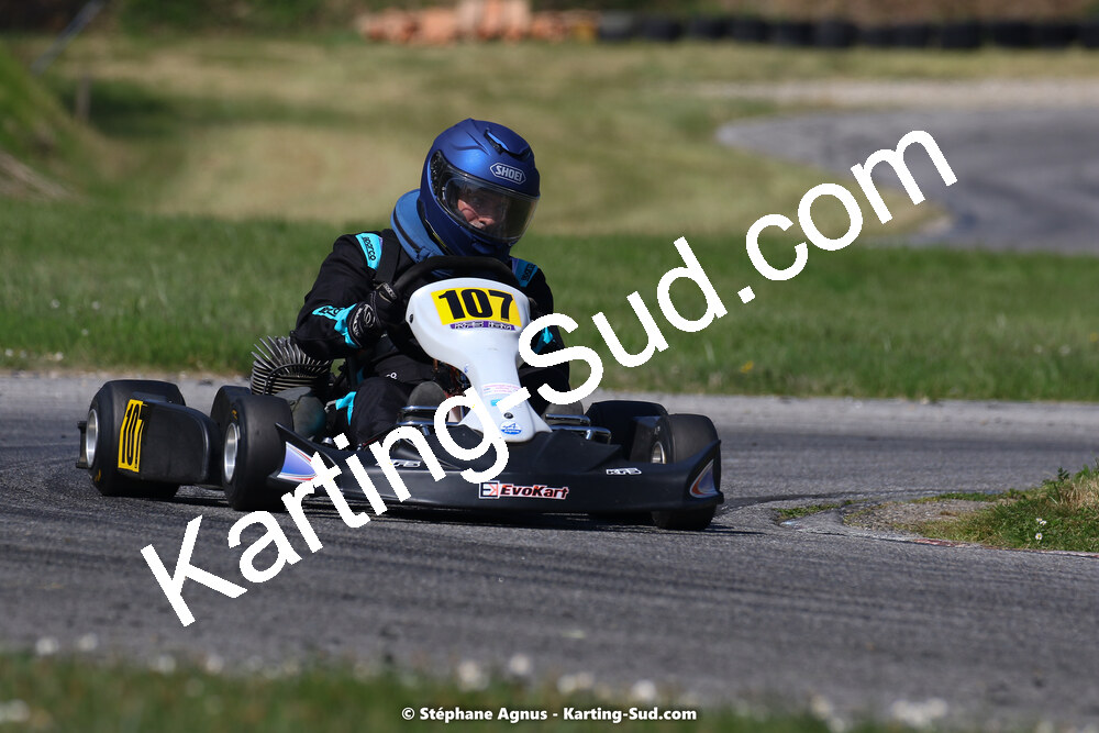 16 & 17/04/2022 : 3ème manche du Championnat du Sud 2022 au circuit d’Aigues-Vives (photos Stéphane Agnus) 2022 — karting