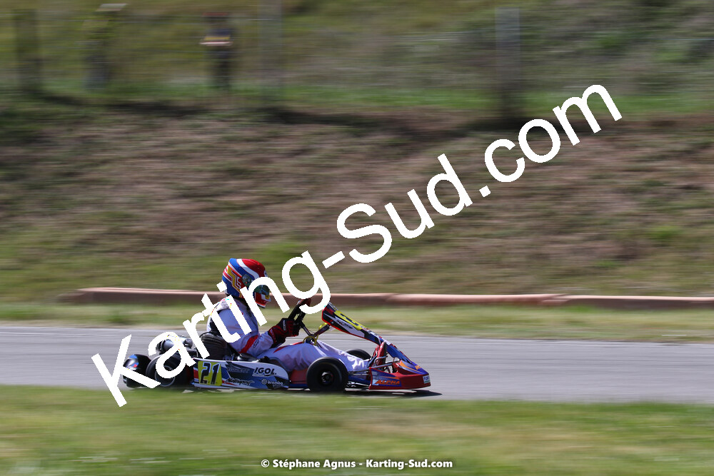 16 & 17/04/2022 : 3ème manche du Championnat du Sud 2022 au circuit d’Aigues-Vives (photos Stéphane Agnus) 2022 — karting