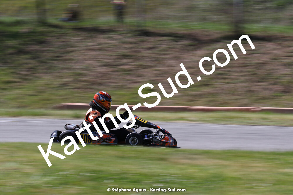 16 & 17/04/2022 : 3ème manche du Championnat du Sud 2022 au circuit d’Aigues-Vives (photos Stéphane Agnus) 2022 — karting