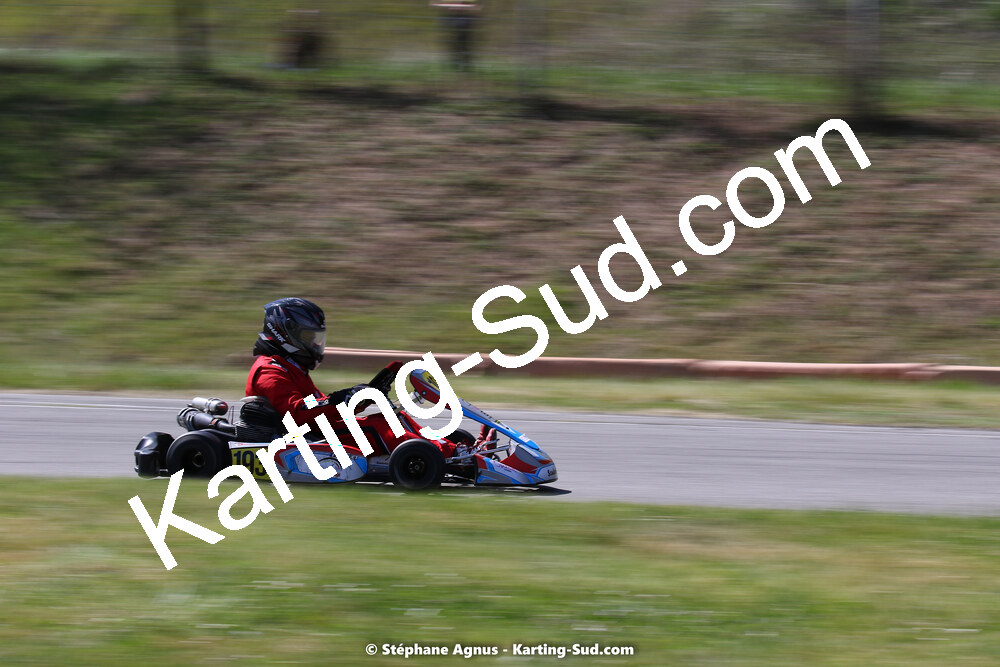 16 & 17/04/2022 : 3ème manche du Championnat du Sud 2022 au circuit d’Aigues-Vives (photos Stéphane Agnus) 2022 — karting