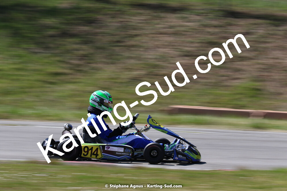 16 & 17/04/2022 : 3ème manche du Championnat du Sud 2022 au circuit d’Aigues-Vives (photos Stéphane Agnus) 2022 — karting