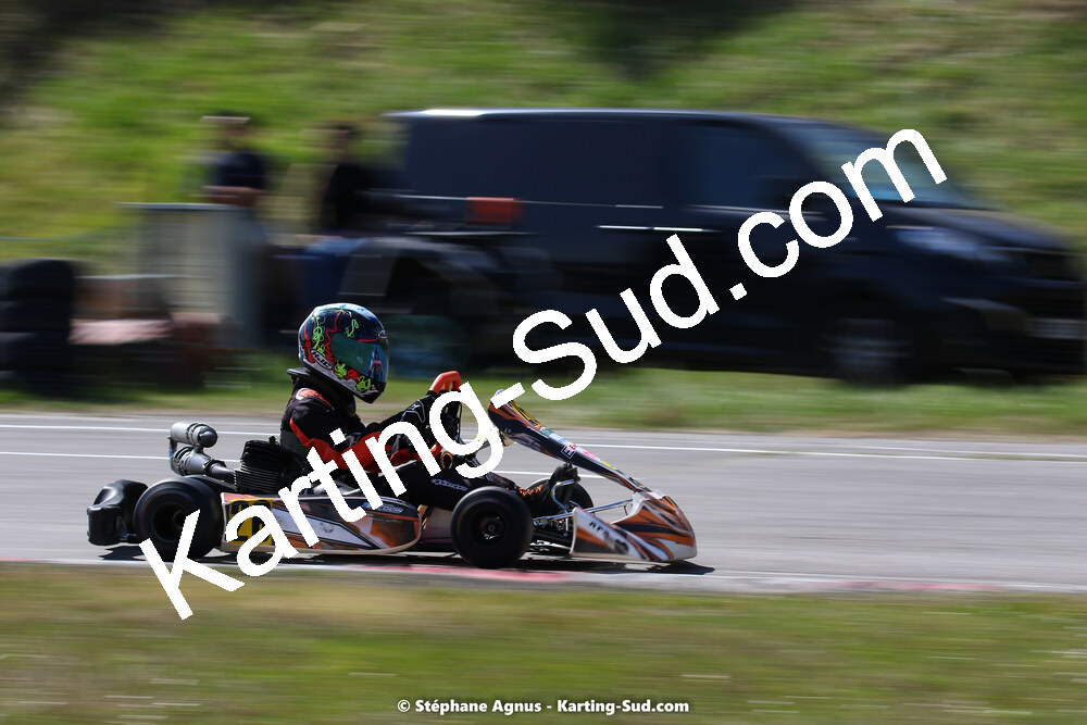 16 & 17/04/2022 : 3ème manche du Championnat du Sud 2022 au circuit d’Aigues-Vives (photos Stéphane Agnus) 2022 — karting