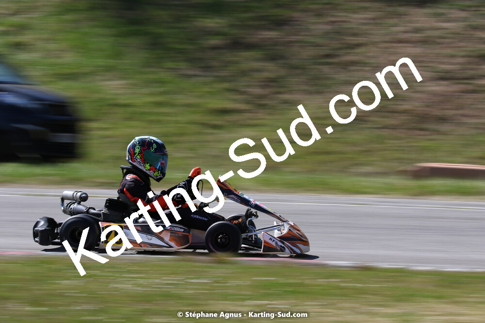 16 & 17/04/2022 : 3ème manche du Championnat du Sud 2022 au circuit d’Aigues-Vives (photos Stéphane Agnus) 2022 — karting