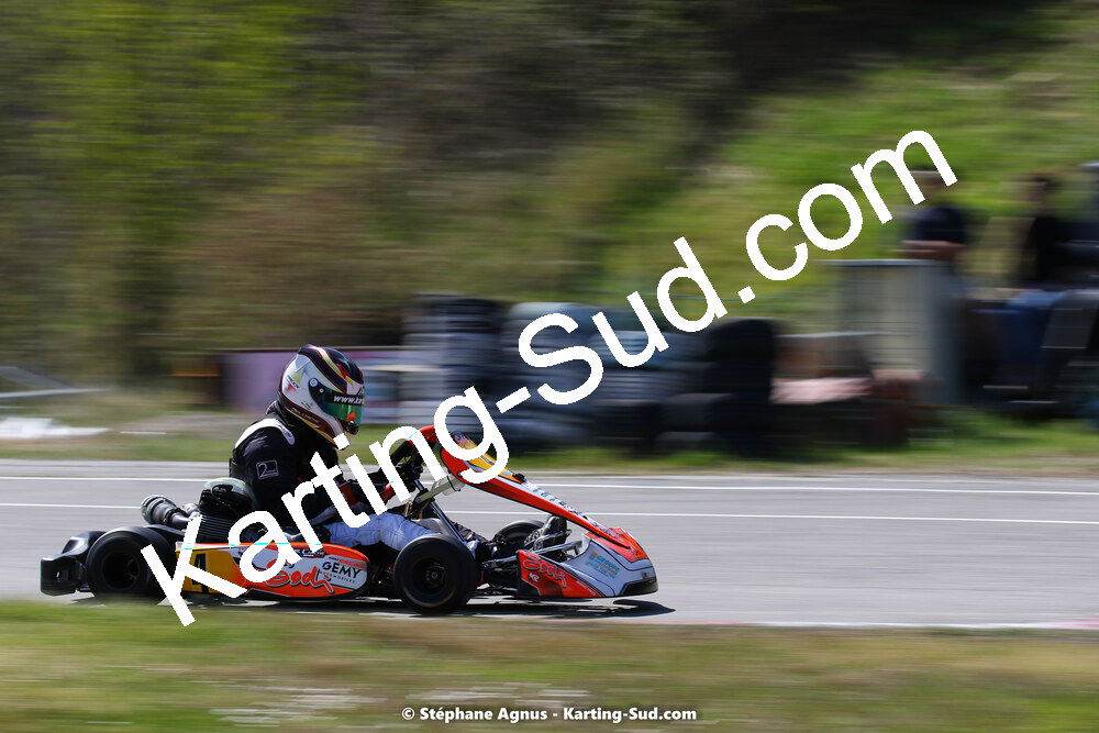 16 & 17/04/2022 : 3ème manche du Championnat du Sud 2022 au circuit d’Aigues-Vives (photos Stéphane Agnus) 2022 — karting