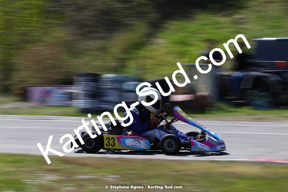 16 & 17/04/2022 : 3ème manche du Championnat du Sud 2022 au circuit d’Aigues-Vives (photos Stéphane Agnus) 2022 — karting