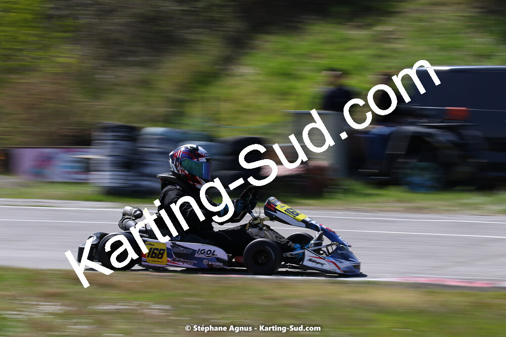 16 & 17/04/2022 : 3ème manche du Championnat du Sud 2022 au circuit d’Aigues-Vives (photos Stéphane Agnus) 2022 — karting