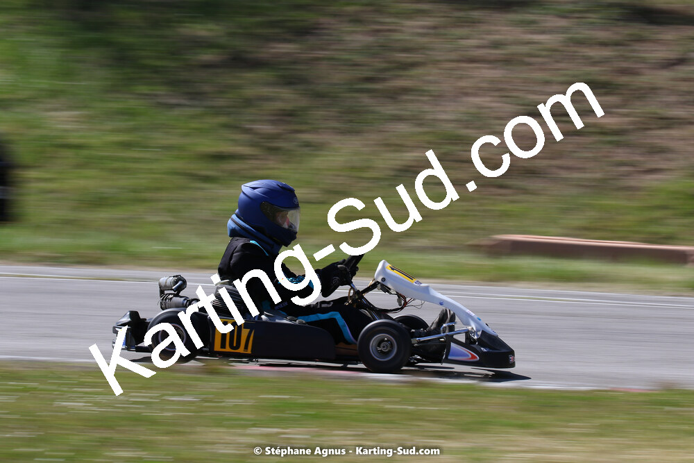 16 & 17/04/2022 : 3ème manche du Championnat du Sud 2022 au circuit d’Aigues-Vives (photos Stéphane Agnus) 2022 — karting
