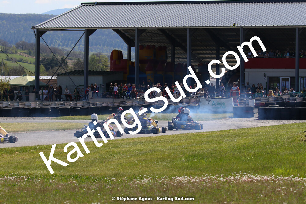 16 & 17/04/2022 : 3ème manche du Championnat du Sud 2022 au circuit d’Aigues-Vives (photos Stéphane Agnus) 2022 — karting
