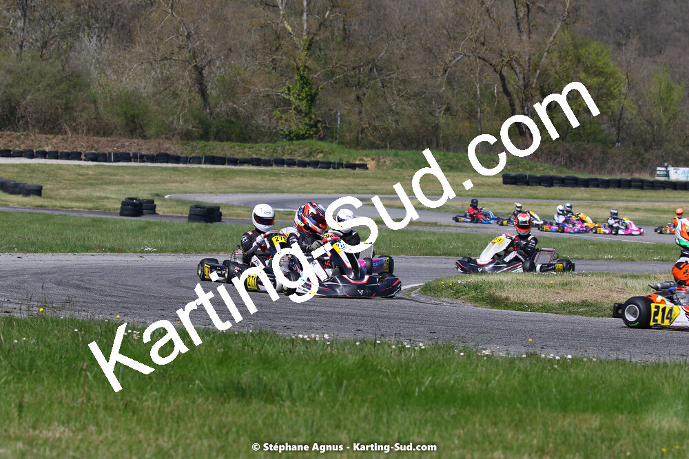 16 & 17/04/2022 : 3ème manche du Championnat du Sud 2022 au circuit d’Aigues-Vives (photos Stéphane Agnus) 2022 — karting