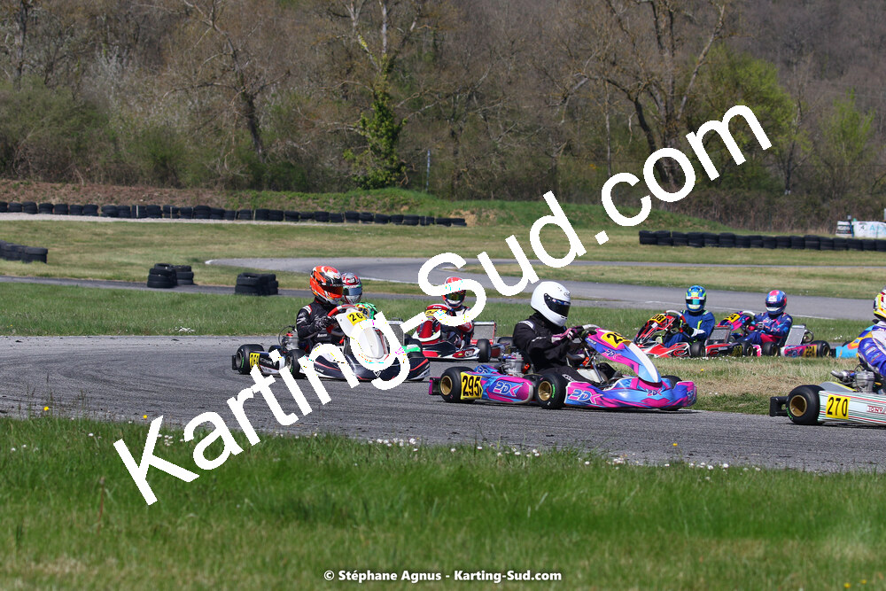 16 & 17/04/2022 : 3ème manche du Championnat du Sud 2022 au circuit d’Aigues-Vives (photos Stéphane Agnus) 2022 — karting