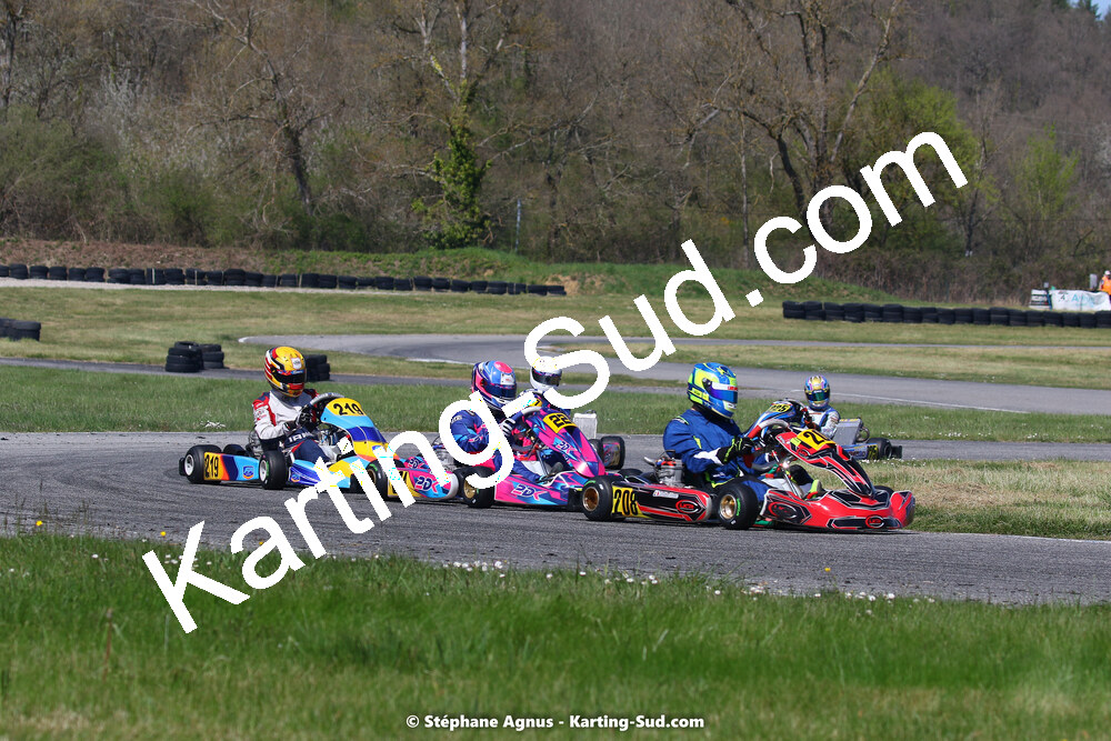 16 & 17/04/2022 : 3ème manche du Championnat du Sud 2022 au circuit d’Aigues-Vives (photos Stéphane Agnus) 2022 — karting