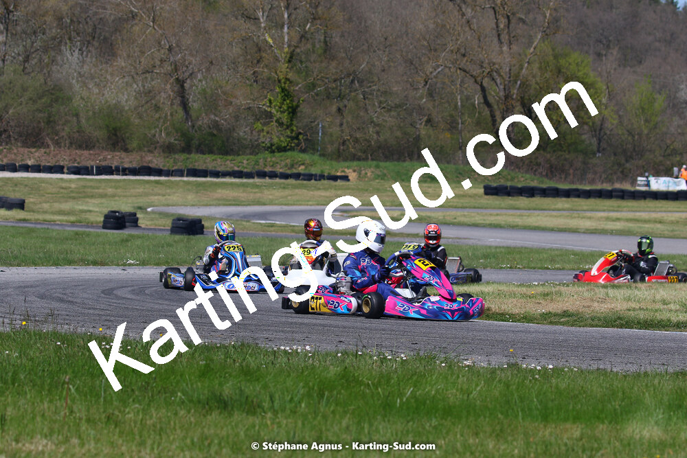 16 & 17/04/2022 : 3ème manche du Championnat du Sud 2022 au circuit d’Aigues-Vives (photos Stéphane Agnus) 2022 — karting