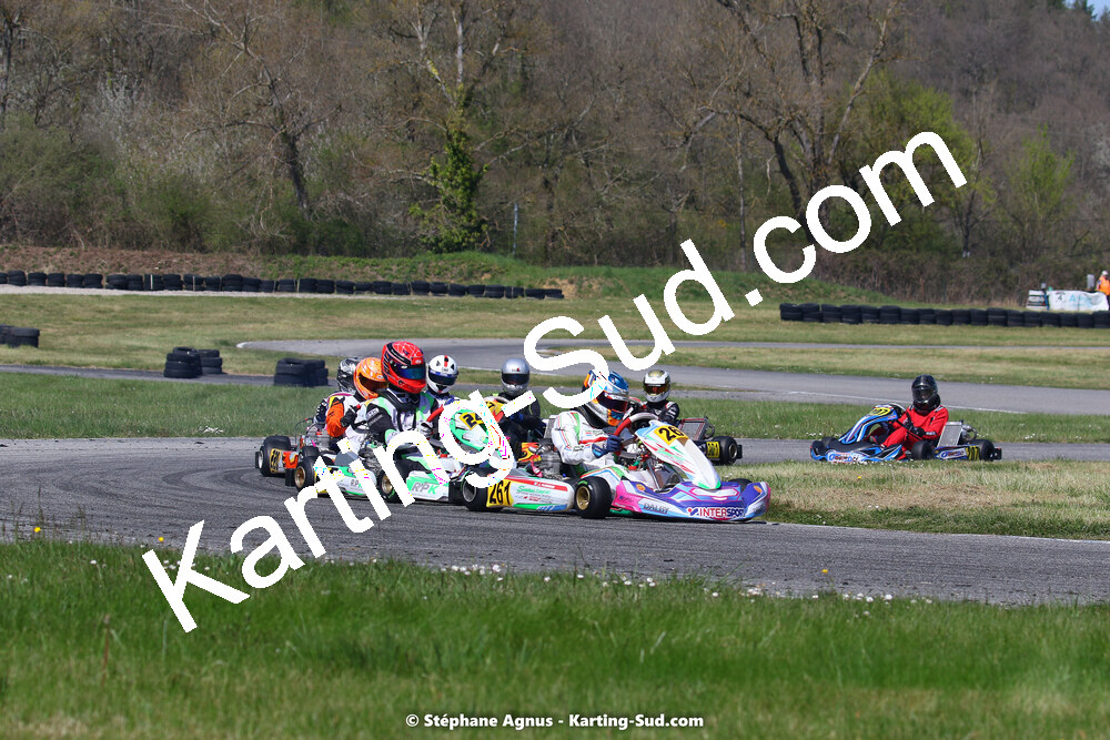 16 & 17/04/2022 : 3ème manche du Championnat du Sud 2022 au circuit d’Aigues-Vives (photos Stéphane Agnus) 2022 — karting