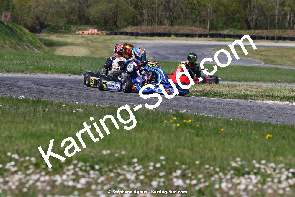 16 & 17/04/2022 : 3ème manche du Championnat du Sud 2022 au circuit d’Aigues-Vives (photos Stéphane Agnus) 2022 — karting