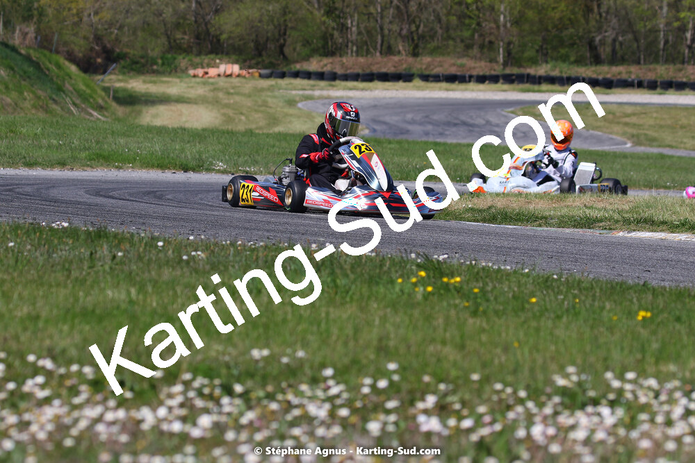 16 & 17/04/2022 : 3ème manche du Championnat du Sud 2022 au circuit d’Aigues-Vives (photos Stéphane Agnus) 2022 — karting