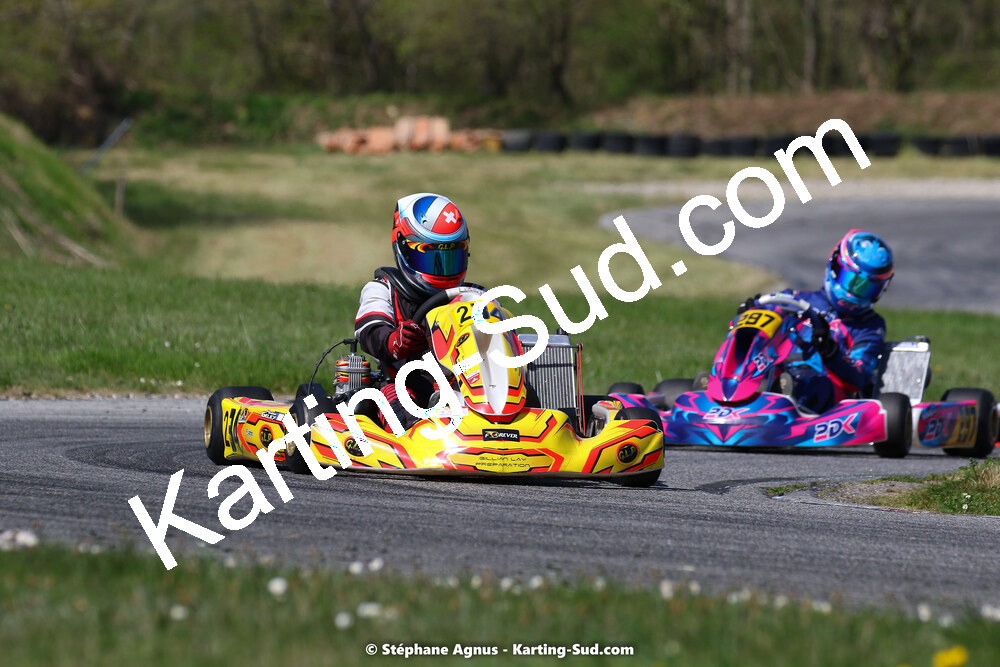 16 & 17/04/2022 : 3ème manche du Championnat du Sud 2022 au circuit d’Aigues-Vives (photos Stéphane Agnus) 2022 — karting
