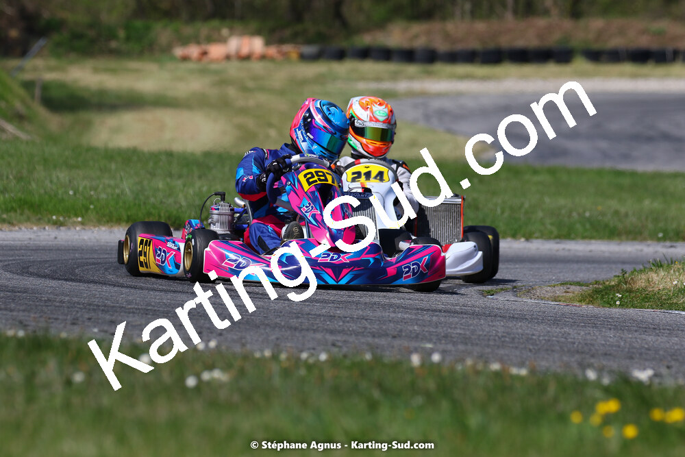 16 & 17/04/2022 : 3ème manche du Championnat du Sud 2022 au circuit d’Aigues-Vives (photos Stéphane Agnus) 2022 — karting