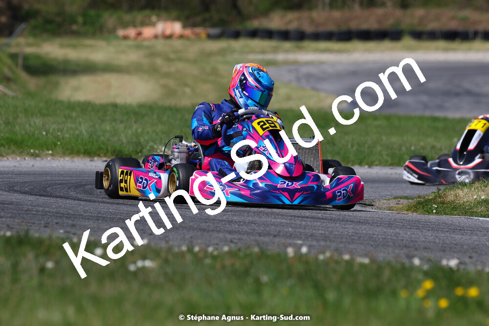 16 & 17/04/2022 : 3ème manche du Championnat du Sud 2022 au circuit d’Aigues-Vives (photos Stéphane Agnus) 2022 — karting