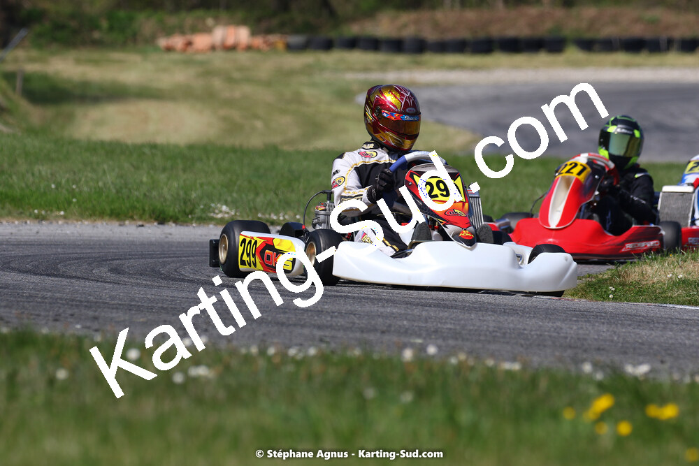 16 & 17/04/2022 : 3ème manche du Championnat du Sud 2022 au circuit d’Aigues-Vives (photos Stéphane Agnus) 2022 — karting