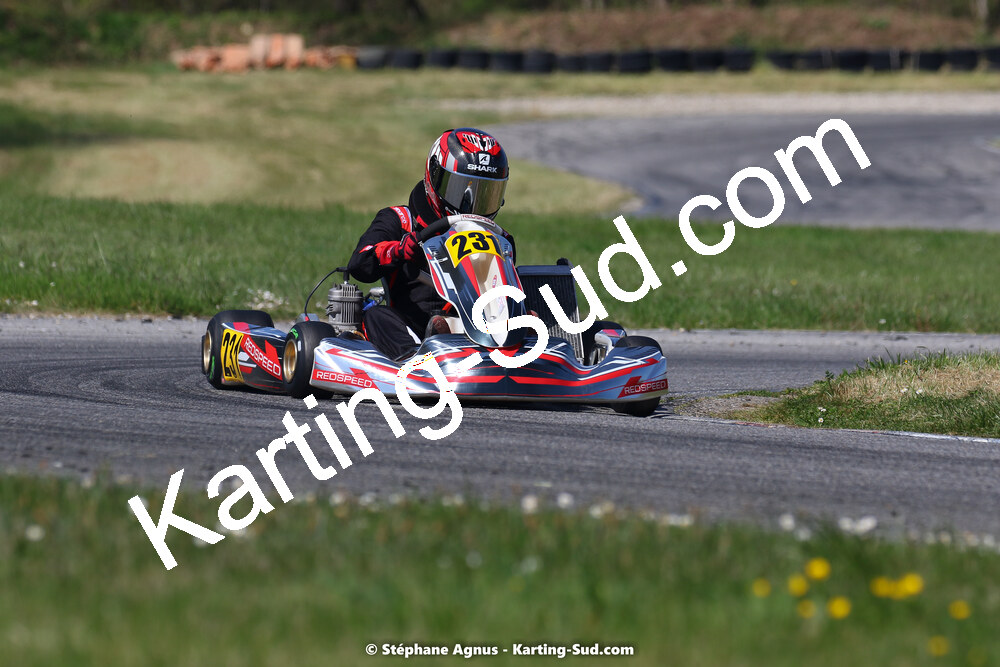 16 & 17/04/2022 : 3ème manche du Championnat du Sud 2022 au circuit d’Aigues-Vives (photos Stéphane Agnus) 2022 — karting