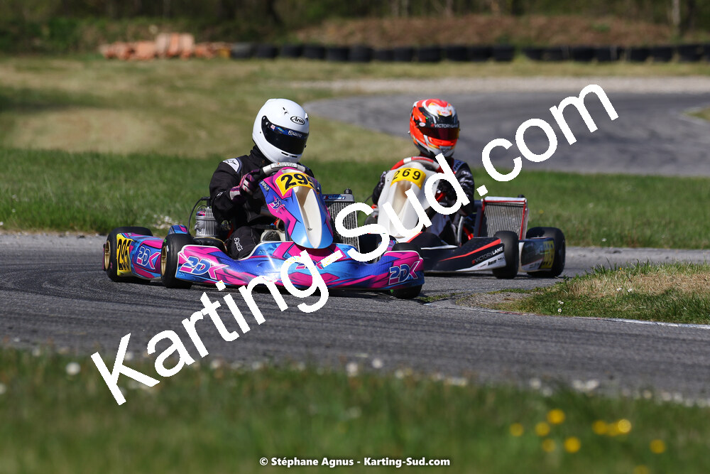 16 & 17/04/2022 : 3ème manche du Championnat du Sud 2022 au circuit d’Aigues-Vives (photos Stéphane Agnus) 2022 — karting