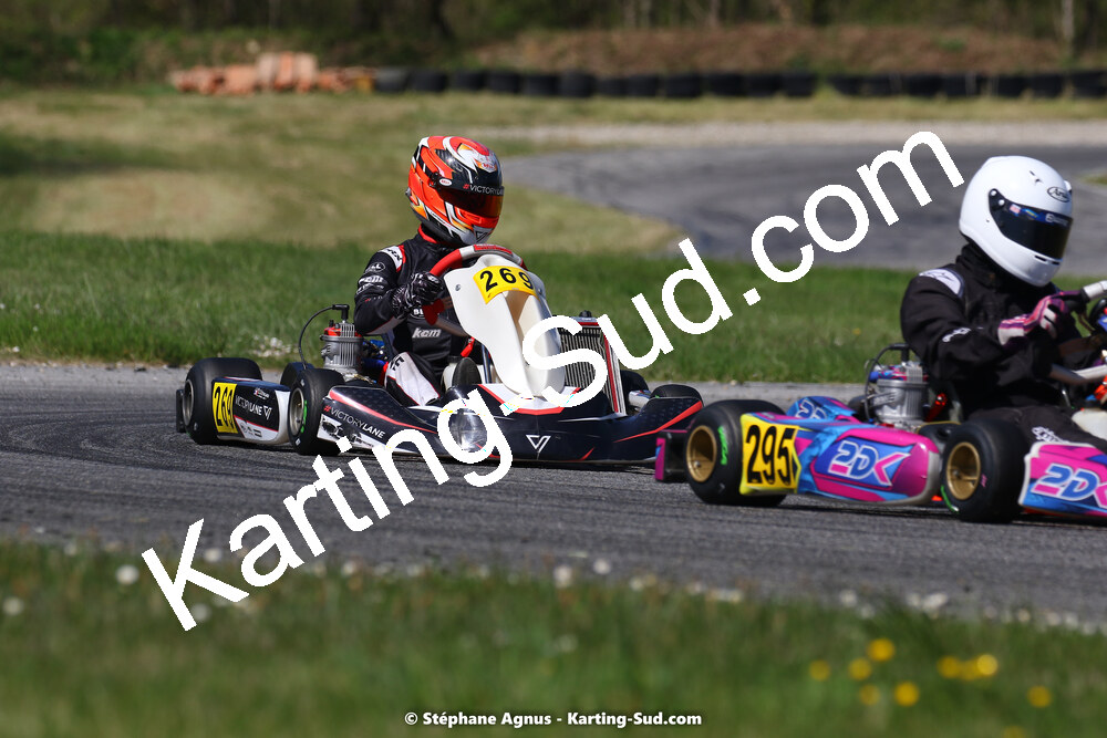 16 & 17/04/2022 : 3ème manche du Championnat du Sud 2022 au circuit d’Aigues-Vives (photos Stéphane Agnus) 2022 — karting
