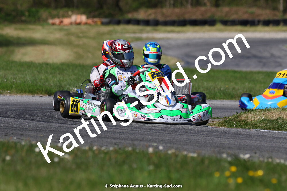 16 & 17/04/2022 : 3ème manche du Championnat du Sud 2022 au circuit d’Aigues-Vives (photos Stéphane Agnus) 2022 — karting