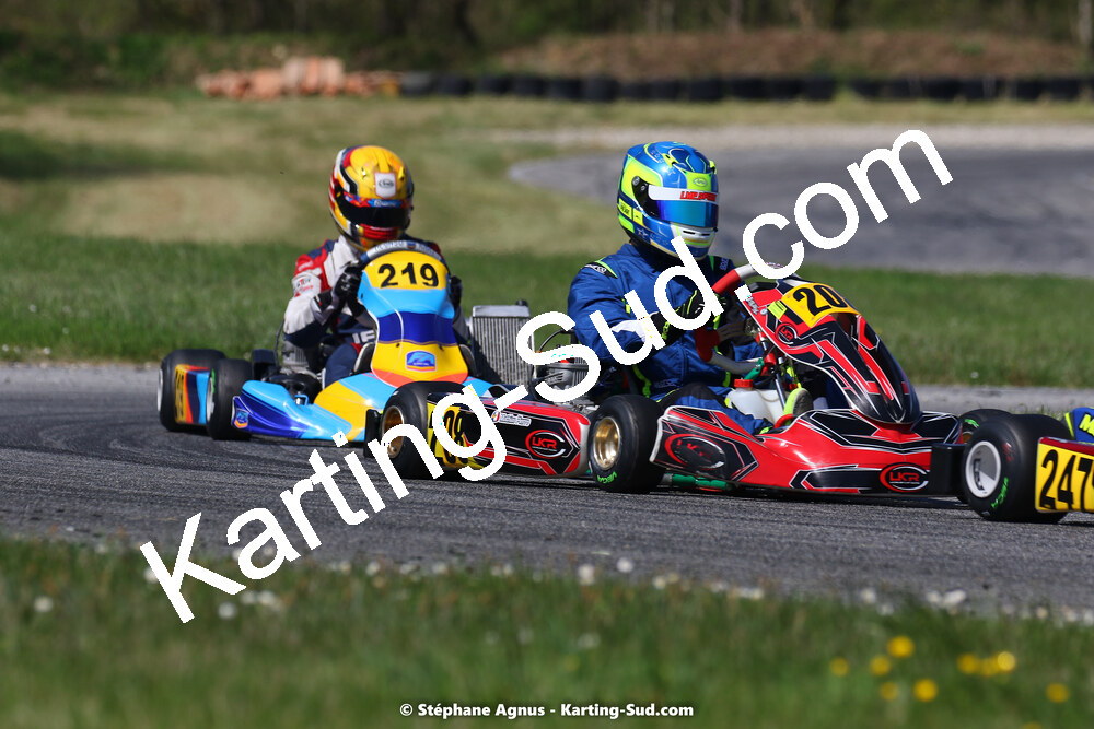 16 & 17/04/2022 : 3ème manche du Championnat du Sud 2022 au circuit d’Aigues-Vives (photos Stéphane Agnus) 2022 — karting